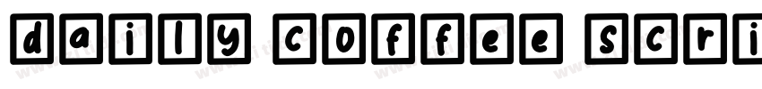Daily Coffee Script字体转换 Daily Coffee Script字体转换